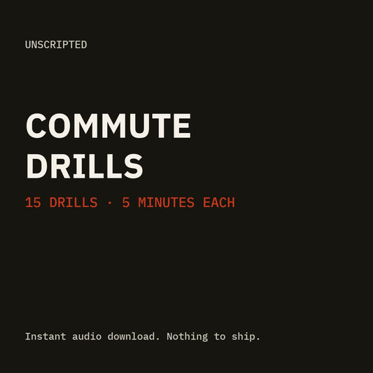 Commute Drills: 15 audio drills, 5 minutes each